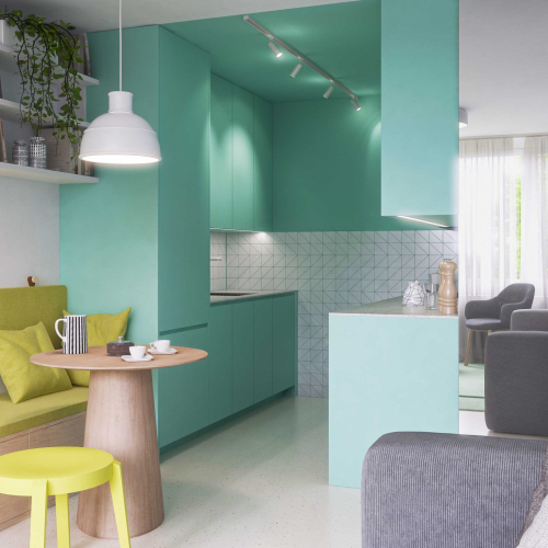 Krč - rekonstrukce bytu v panelovém domě4